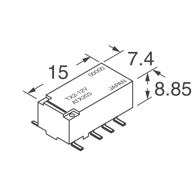 TXS2SA-L2-24V-Z Panasonic Electric Works  Signal Relays Up to 2 Amps